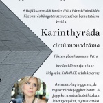 Magyar Kultúra Napja Hajdúszoboszló 2022. Karinthyráda című monodráma