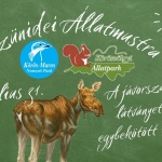 A jávorszarvas bemutatása. Szünidei állatmustra a Körösvölgyi Látogatóközpont és Állatparkban