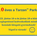 Játszópark születésnap Budapesten, 10 éves a Tarzan Park