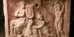 Lapidárium, római kőtár a budapesti Magyar Nemzeti Múzeumban