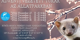 Karácsony az Állatparkban 2022. Családi Advent Vasárnapok a Körösvölgyi Állatparkban