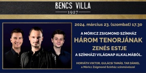 Bencs Villa programok 2024. Online jegyvásárlás