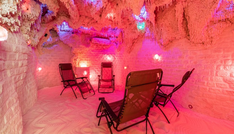 Sószoba Mosonmagyaróvár, Holt-tengeri sóbarlang a Thermal Hotel privát wellness részlegén
