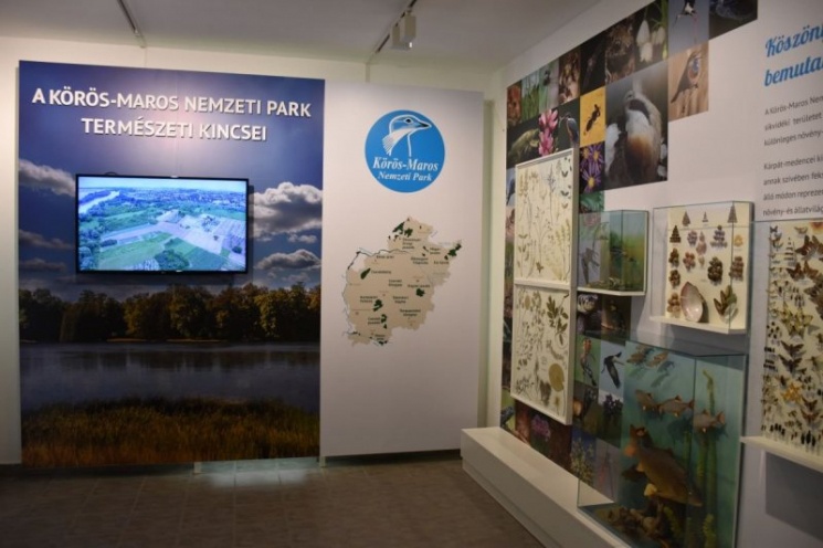 Természet interaktív kiállítás. A Körös-Maros Nemzeti Park természeti kincsei állandó kiállítás