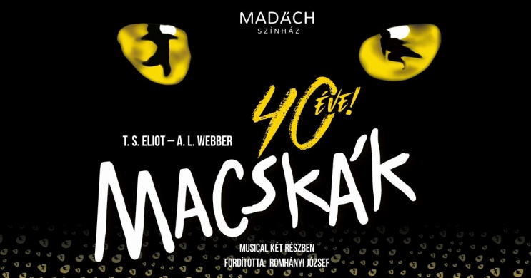 Macskák musical Szeged 2023. Online jegyvásárlás