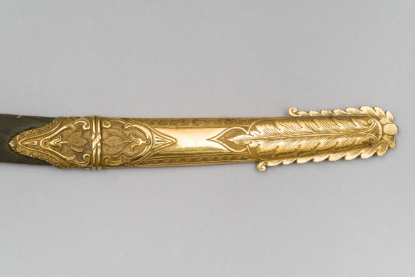 Fegyvertörténet, középkori fegyvermustra a Magyar Nemzeti Múzeumban