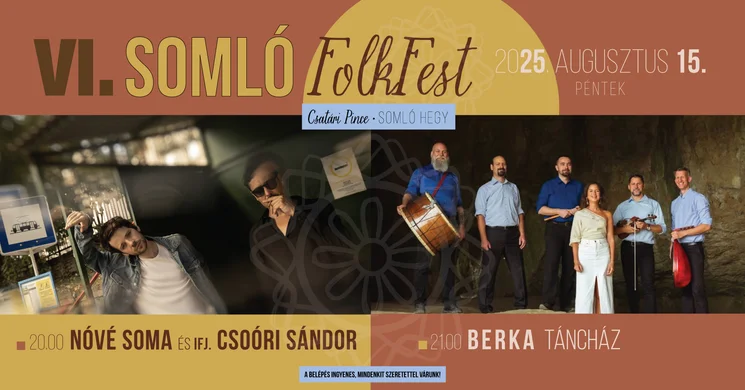 Somló FolkFeszt 2025. Népzenei mikrofesztivál a Somlón