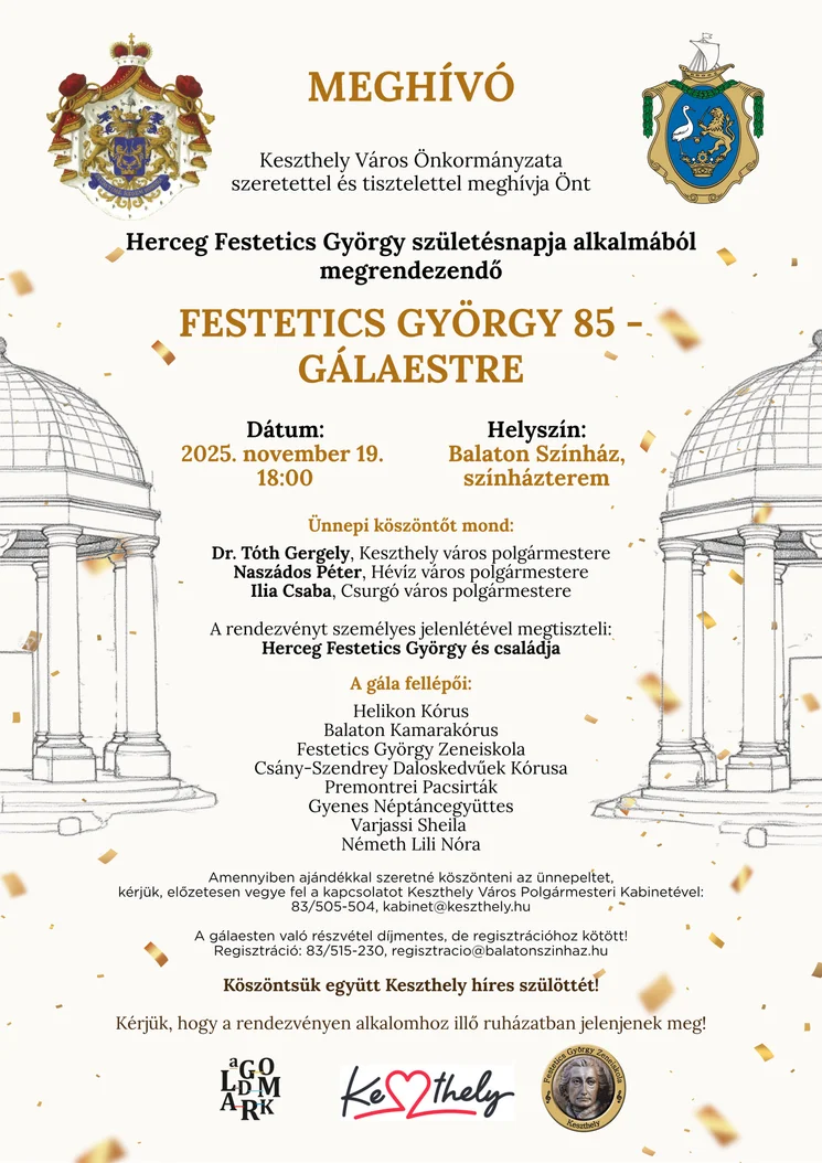 Keszthelyi koncertek 2025 / 2026. Könnyűzenei és komolyzenei programok