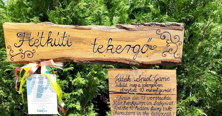 Labirintus kaland az egész családnak Móron a Hétkúti Wellness Hotelnél