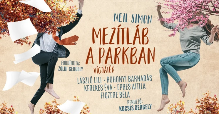 Mezítláb a parkban előadások 2025 / 2026. Online jegyvásárlás