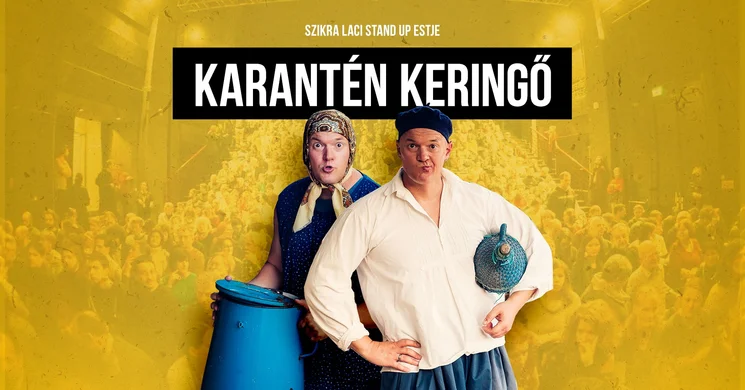 Szikra László humorista estje 2025. Stand-up előadások országszerte