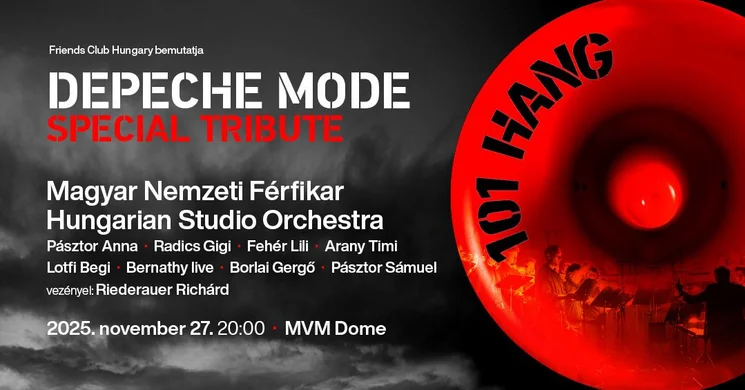 Depeche Mode tribute koncert 2025. Online jegyvásárlás