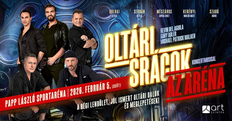 Oltári srácok 2026. Az Aréna!, online jegyvásárlás