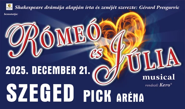 Rómeó és Júlia musical 2025 / 2026. Online jegyvásárlás