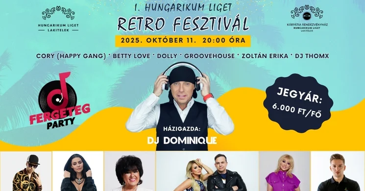 Hungarikum Liget Retro Fesztivál 2025 Lakitelek