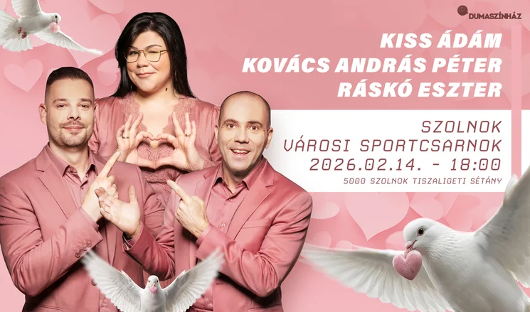 Dumaszínház Szolnok 2026. Online jegyvásárlás