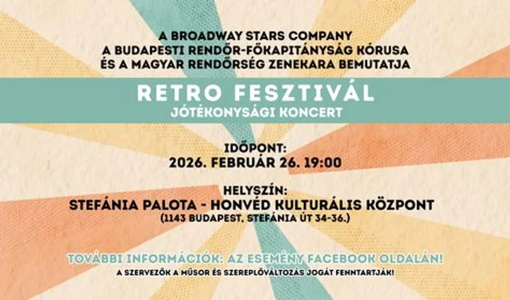 Retro Fesztivál 2026 Budapest. Online jegyvásárlás