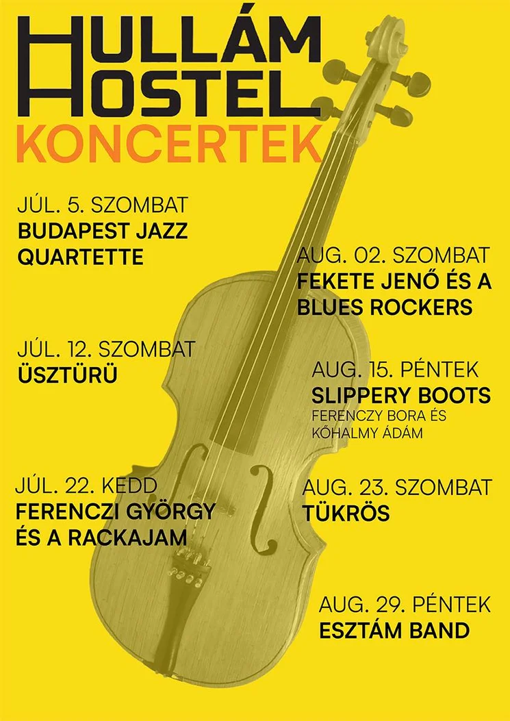 Révfülöpi Zenei Napok 2025. Hullám Hostel koncertek