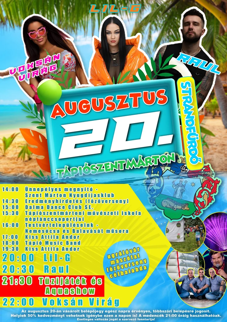 2025. augusztus 20. Tápiószentmárton