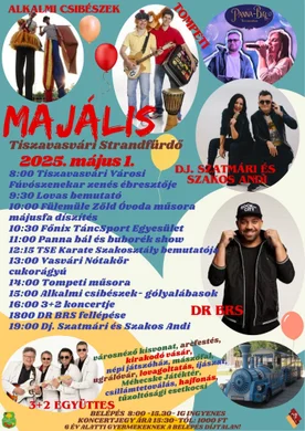 Majális Tiszavasvári 2025