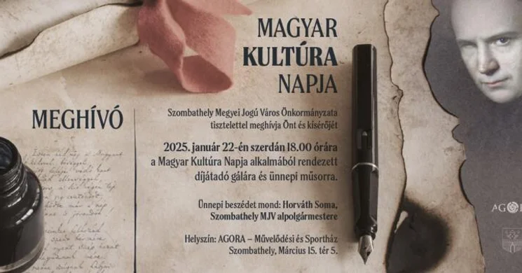 Magyar Kultúra Napja Szombathely 2025. Ünnepi műsor és Díjátadó gála