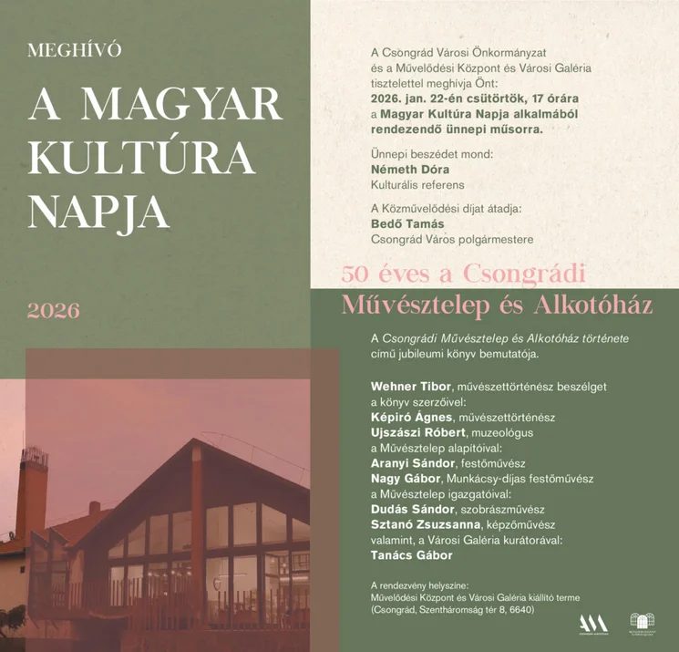 Magyar Kultúra Napja Csongrád 2026