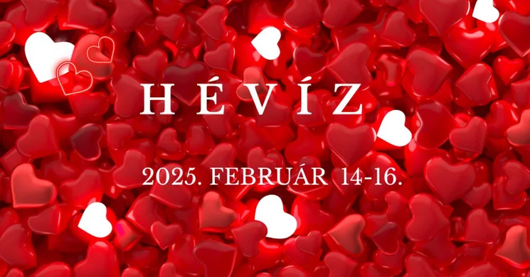 Valentin-napok Hévíz 2025. Csókpadok a város 100 pontján