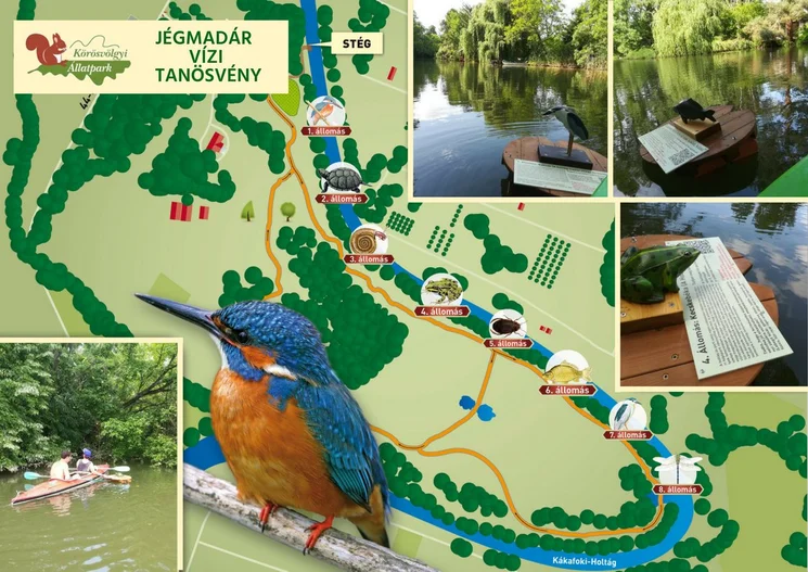 Jégmadár vízi tanösvény, ökotúra a Körös-Maros Nemzeti Parkban