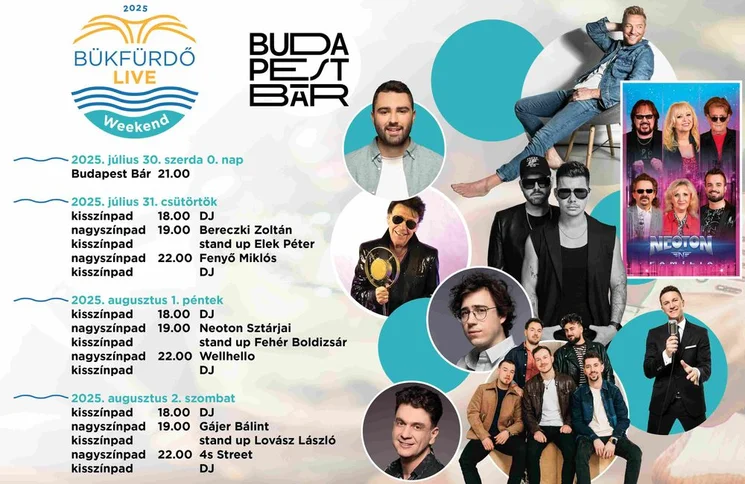 Bükfürdő Live Weekend 2025