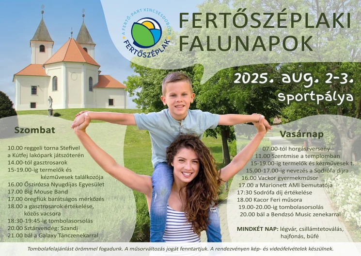 Fertőszéplaki Falunapok 2025