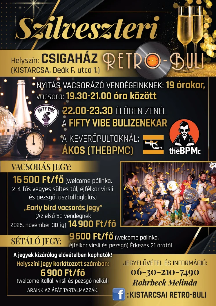 Kistarcsa programok 2025 / 2026. Események, fesztiválok, rendezvények